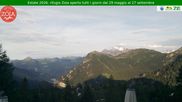 Archived webcam image showing Mountain Lodge Zoia, Chiesa in Valmalenco on 30 Jun 2026 at 07:46