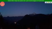 Archived webcam image showing Mountain Lodge Zoia, Chiesa in Valmalenco on 12 Jul 2026 at 04:50
