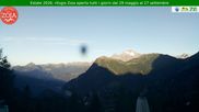 Archived webcam image showing Mountain Lodge Zoia, Chiesa in Valmalenco on 12 Jul 2026 at 06:50