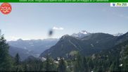 Archived webcam image showing Mountain Lodge Zoia, Chiesa in Valmalenco on 12 Jul 2026 at 14:50