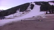 Archived webcam image showing Tubing Hill and Super Bee Lift at Copper Mountain Resort on 6 Apr 2026 at 14:17