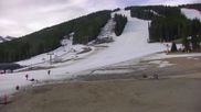 Archived webcam image showing Tubing Hill and Super Bee Lift at Copper Mountain Resort on 6 Apr 2026 at 16:17