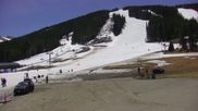 Archived webcam image showing Tubing Hill and Super Bee Lift at Copper Mountain Resort on 6 Apr 2026 at 20:17