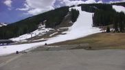 Archived webcam image showing Tubing Hill and Super Bee Lift at Copper Mountain Resort on 23 Apr 2026 at 20:54