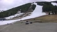 Archived webcam image showing Tubing Hill and Super Bee Lift at Copper Mountain Resort on 23 Apr 2026 at 22:54