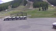 Archived webcam image showing Tubing Hill and Super Bee Lift at Copper Mountain Resort on 5 Jun 2026 at 22:07