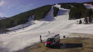 Archived webcam image showing Tubing Hill and Super Bee Lift at Copper Mountain Resort on 5 Mar 2026 at 16:48