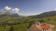 Archiviertes Webcam Bild: Unterwasser - Iltios: Blick vom Bergrestaurant am 12.07.2026 um 12:04 Uhr
