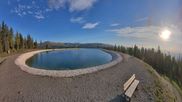 Archived webcam image showing Hochrindl - Panoramic view Speikkofel on 28 May 2026 at 06:00