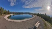 Archived webcam image showing Hochrindl - Panoramic view Speikkofel on 28 May 2026 at 07:00