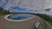 Archived webcam image showing Hochrindl - Panoramic view Speikkofel on 28 May 2026 at 08:00