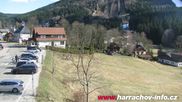 Archived webcam image showing ski-jumping hill Čerťák on 6 Apr 2026 at 16:39