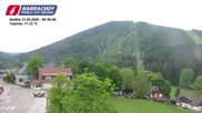 Archived webcam image showing ski-jumping hill Čerťák on 31 May 2026 at 06:16
