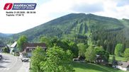 Archived webcam image showing ski-jumping hill Čerťák on 31 May 2026 at 08:16