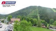 Archived webcam image showing ski-jumping hill Čerťák on 5 Jun 2026 at 14:12
