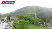 Archived webcam image showing ski-jumping hill Čerťák on 5 Jun 2026 at 12:12