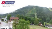 Archived webcam image showing ski-jumping hill Čerťák on 5 Jul 2026 at 07:38