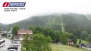 Archived webcam image showing ski-jumping hill Čerťák on 5 Jul 2026 at 10:38