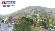 Archived webcam image showing ski-jumping hill Čerťák on 4 Aug 2026 at 07:07