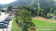 Archived webcam image showing ski-jumping hill Čerťák on 4 Aug 2026 at 10:07