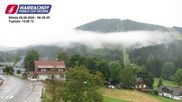 Archived webcam image showing ski-jumping hill Čerťák on 26 Aug 2026 at 08:23