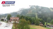 Archived webcam image showing ski-jumping hill Čerťák on 26 Aug 2026 at 10:23