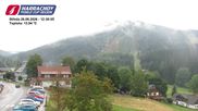 Archived webcam image showing ski-jumping hill Čerťák on 26 Aug 2026 at 12:23