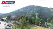 Archived webcam image showing ski-jumping hill Čerťák on 3 Sep 2026 at 10:07