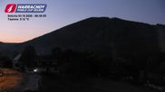 Archived webcam image showing ski-jumping hill Čerťák on 3 Oct 2026 at 06:23