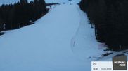 Archived webcam image showing Meran 2000 - Steep Slope on 13 Mar 2026 at 18:27