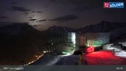 Archived webcam image showing Top of the Giggijoch Cable Car on 12 Apr 2026 at 05:13
