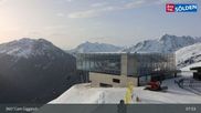 Archived webcam image showing Top of the Giggijoch Cable Car on 12 Apr 2026 at 08:13