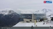 Archived webcam image showing Top of the Giggijoch Cable Car on 12 Apr 2026 at 15:13