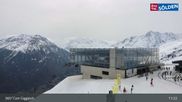 Archived webcam image showing Top of the Giggijoch Cable Car on 12 Apr 2026 at 11:13