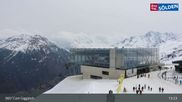 Archived webcam image showing Top of the Giggijoch Cable Car on 12 Apr 2026 at 13:13