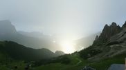 Archived webcam image showing Dantercepies Val Gardena on 2 Aug 2026 at 00:05
