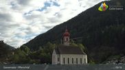 Archived webcam image showing Gossensass Town Center on 29 Aug 2026 at 09:05