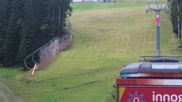 Archived webcam image showing Zahradky Express, Chairlift on 29 Aug 2026 at 08:40