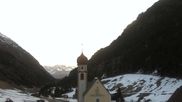 Archiviertes Webcam Bild: Vent - Blick zur Kirche und den Stubaier Alpen am 12.04.2026 um 07:59 Uhr