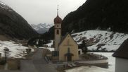 Archiviertes Webcam Bild: Vent - Blick zur Kirche und den Stubaier Alpen am 12.04.2026 um 10:59 Uhr