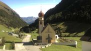 Archiviertes Webcam Bild: Vent - Blick zur Kirche und den Stubaier Alpen am 26.08.2026 um 10:54 Uhr