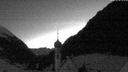 Archiviertes Webcam Bild: Vent - Blick zur Kirche und den Stubaier Alpen am 26 Feb 2026 um 06:45 Uhr