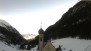 Archiviertes Webcam Bild: Vent - Blick zur Kirche und den Stubaier Alpen am 26 Feb 2026 um 08:45 Uhr