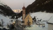 Archiviertes Webcam Bild: Vent - Blick zur Kirche und den Stubaier Alpen am 26 Feb 2026 um 18:04 Uhr