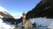 Archiviertes Webcam Bild: Vent - Blick zur Kirche und den Stubaier Alpen am 26 Feb 2026 um 10:45 Uhr