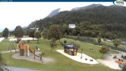 Archived webcam image showing Lake Achensee - beach on 10 Jun 2026 at 18:33