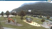 Archived webcam image showing Lake Achensee - beach on 5 Aug 2026 at 06:51