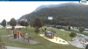 Archived webcam image showing Lake Achensee - beach on 5 Aug 2026 at 07:51