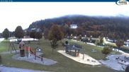 Archived webcam image showing Lake Achensee - beach on 4 Oct 2026 at 07:04