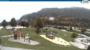 Archived webcam image showing Lake Achensee - beach on 4 Oct 2026 at 08:04